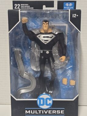 DC Multiverse Black Suit Superman @ToyBros